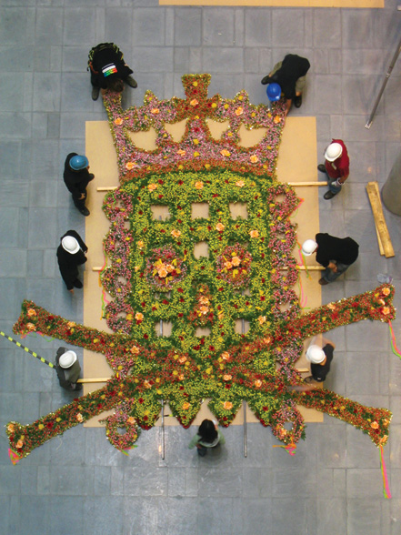 King Creole during installation