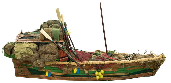 Boat X, 50cm x 45cm x 123cm